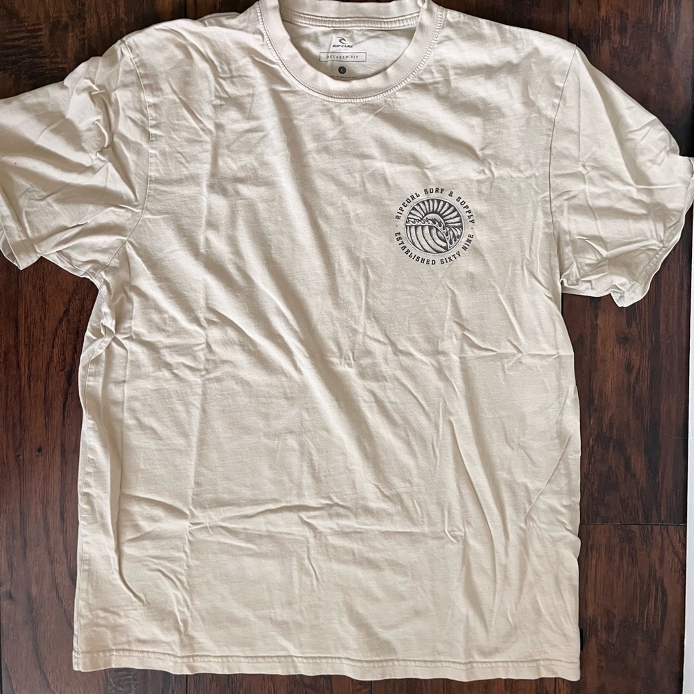Rip Curl Cream Short Sleeve Tee